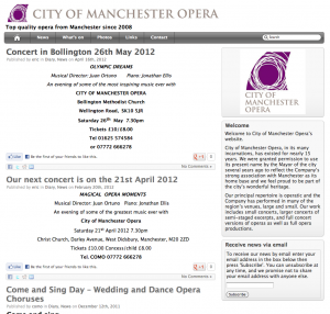 City of Manchester Opera