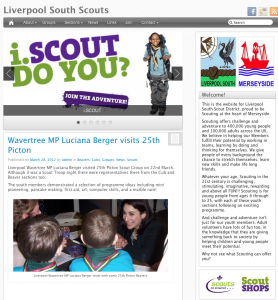 Liverpool South Scout District website